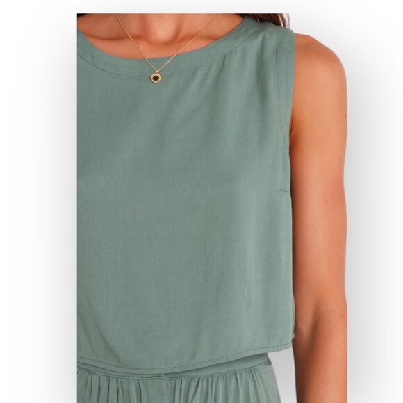 Petal & Pup Sage Green Ava Keyhole Tank Top Size 0 NWOT - Picture 7 of 15